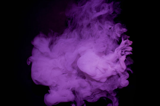 Close up real swirling white smoke background texture / Abstract photography