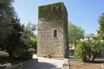 Fototapeta na wymiar Torre de Can Desbrull in Pollensa, Mallorca, Balearic Islands, Spain, Europe