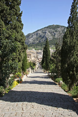 Calvary in Pollensa, Mallorca, Balearic Islands, Spain, Europe