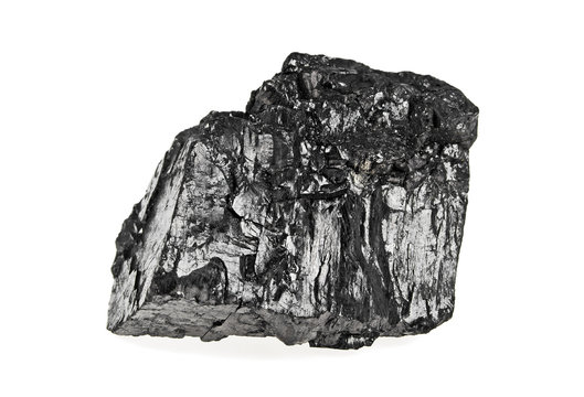 Coal isolated on white background