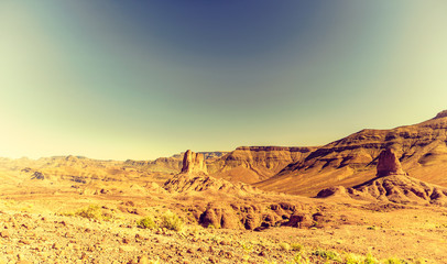 Fototapeta na wymiar View on Landscape of Jbel Saghro mountain in Morocco