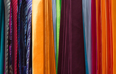 colorful fabric clothes