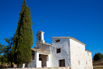 Fototapeta na wymiar Ermita de Loreto chapel in Chelva at Valencia
