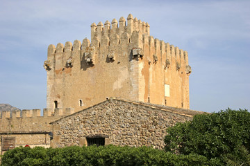 Fototapeta premium Torre de Canyamel, Mallorca, Balearic Islands, Spain, Europe