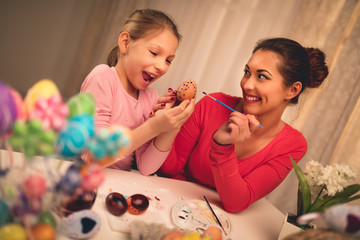 Painting Easter Eggs