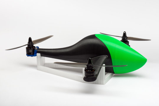 Tricopter Drohne aus dem 3D Drucker