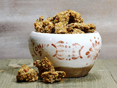Sun dried lentil dumplings
