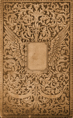 Antique book cover background