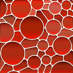 abstract vector stained-glass mosaic background