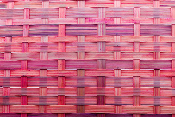 Texture woven basket wood