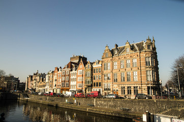 Fototapeta na wymiar canaux amsterdam