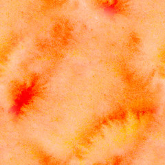 Orange Watercolor seamless texture abstract ackground watercolor in old paper