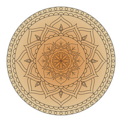 Flower Mandalas. Vintage decorative elements. Oriental pattern, vector illustration. Islam, Arabic, Indian, turkish, pakistan, chinese, ottoman motifs