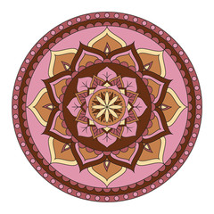 Flower Mandalas. Vintage decorative elements. Oriental pattern, vector illustration. Islam, Arabic, Indian, turkish, pakistan, chinese, ottoman motifs