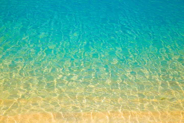 Schilderijen op glas Abstract nature background from gradient colors on ocean beach © littleny