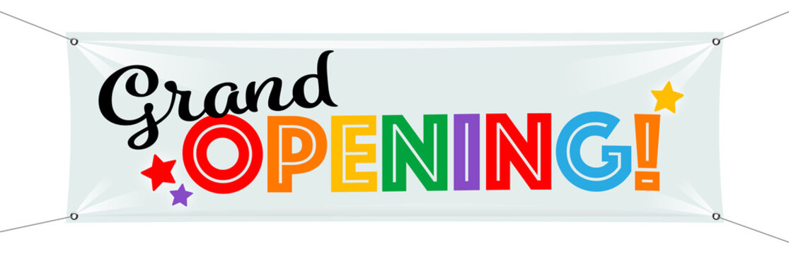 grand opening banner clip art