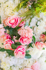Beautiful flowers for valentines and wedding scene .