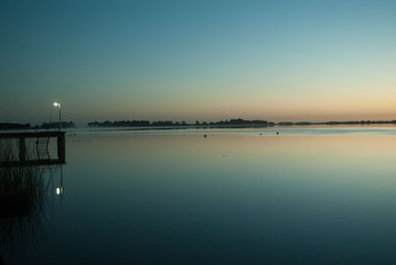 Fototapeta na wymiar Lagoon at dawn