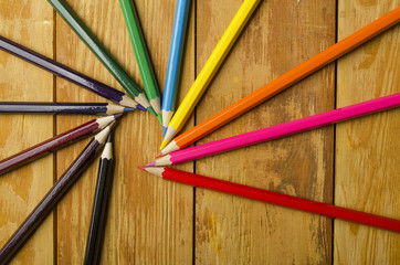 Fototapeta premium Pencils for drawing