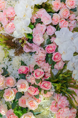 Beautiful flowers for valentines and wedding scene .