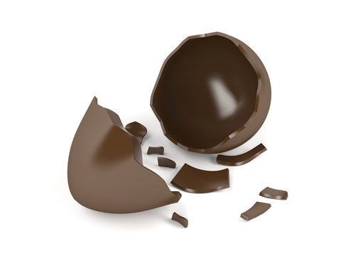 Download Broken Easter Egg Chocolate Free Download Image HQ PNG Image