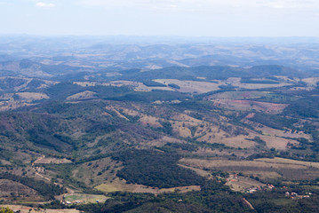 Fototapeta na wymiar View of Serra da Moeda in Minas Gerais, Brazil