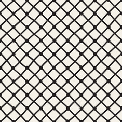 Vector Seamless Childlike Pattern. Monochrome Hand Drawn Geometric Shapes Texture