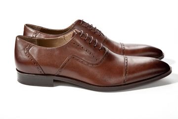 men's shoes on a white background