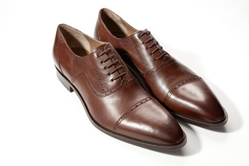 men's shoes on a white background