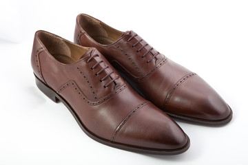 men's shoes on a white background
