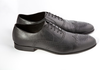 men's shoes on a white background