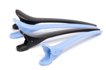 Obraz premium Women's plastic hair clip isolated on white