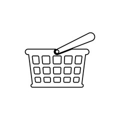 Shopping basket symbol icon vector illustration graphic design