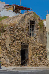 Rethymno, Greece - August  5, 2016:  Ancient building.