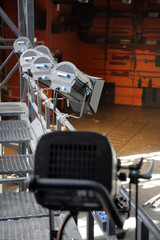 Professional equipment for halls, cinemas and theaters lighting 