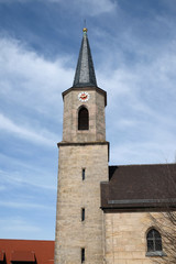 Fototapeta na wymiar St.-Jakobus-Kirche in Postbauer-Heng