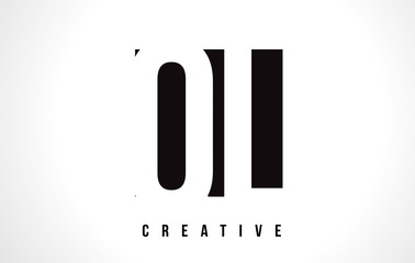 QL Q L White Letter Logo Design with Black Square.
