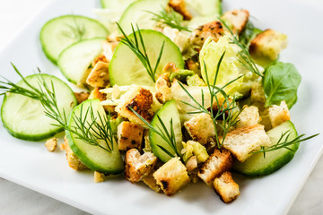 Chicken breast salad,