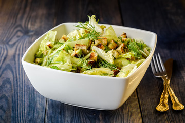 Chicken breast salad,