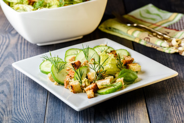 Chicken breast salad,