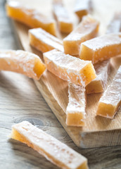 Heap of organic turkish delight