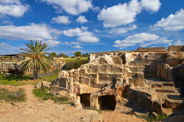 Tombs of the Kings, archaeological museum in Paphos on Cyprus