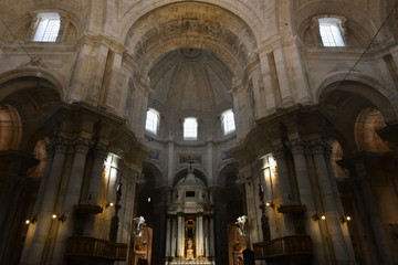 Naklejka premium Innenansicht der Kathedrale de la Santa Cruz
