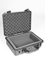 Case for equipment with paralon inserts.