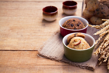 Cookie in cup