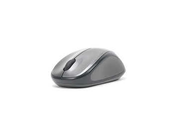 Wireless computer mouse isolated on white background