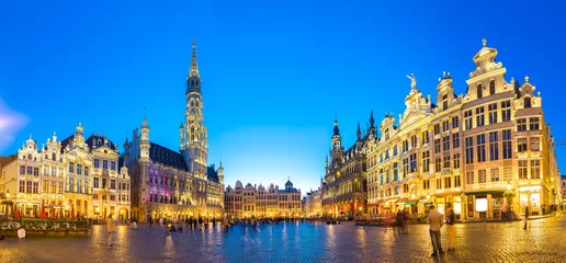 Crédence de cuisine en verre imprimé Bruxelles La Grand Place de Bruxelles
