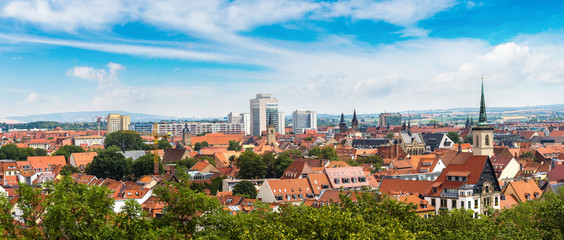Panoramic view of Erfurt