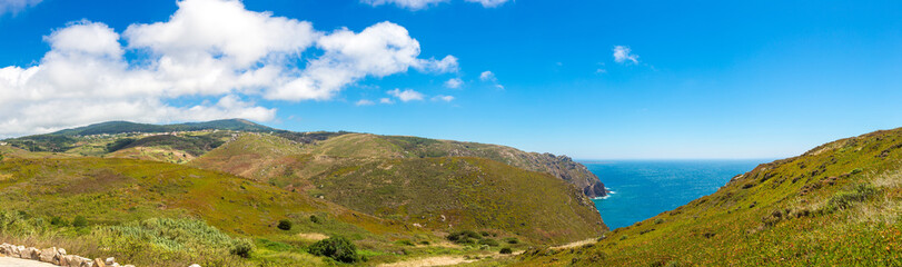 Atlantic ocean coast in Portugal