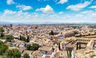 Panoramic view of Granada